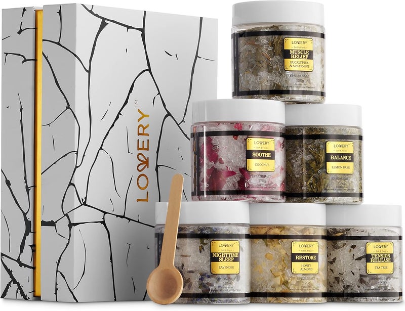 Lovery Deluxe Epsom Bath Salts Gift Set - Image 1